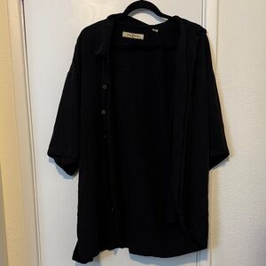 Tommy Bahama Black Lightweight Shirt Jacket